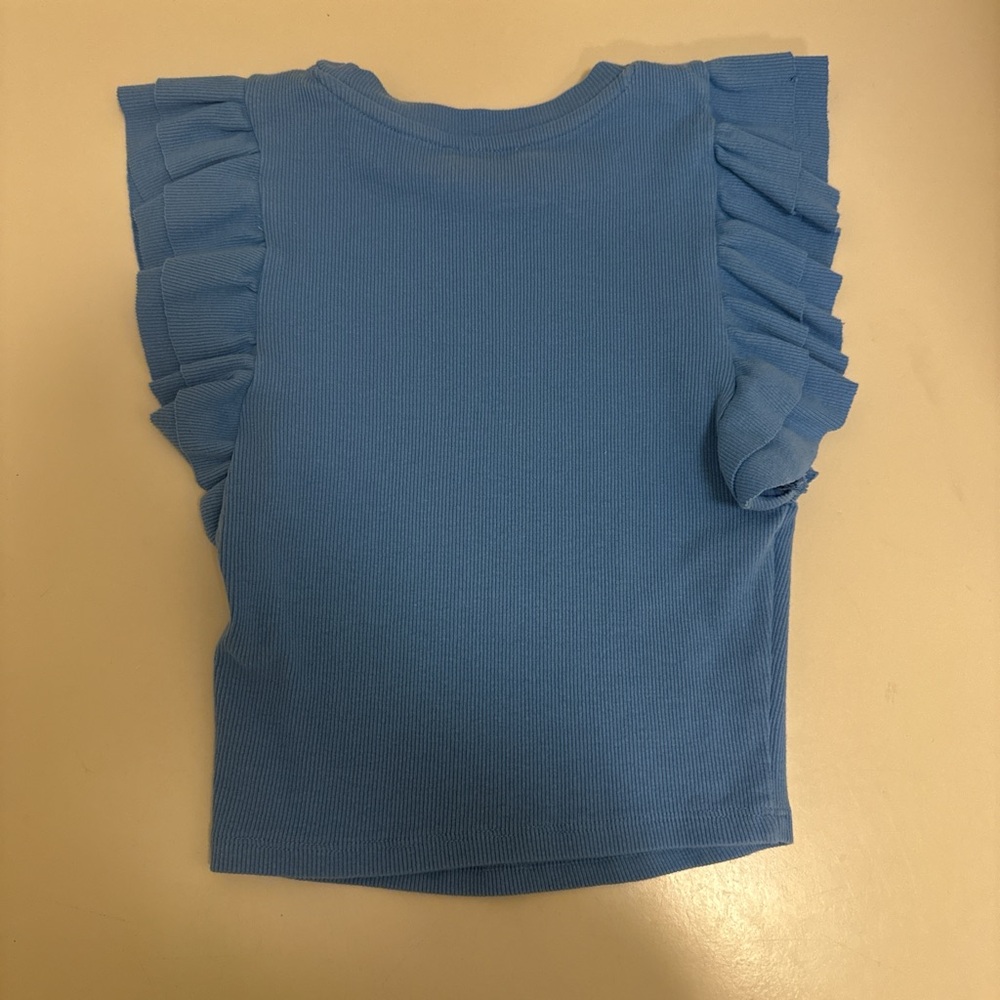 Zara Ruffle Sleeve Top - Picture 3 of 3